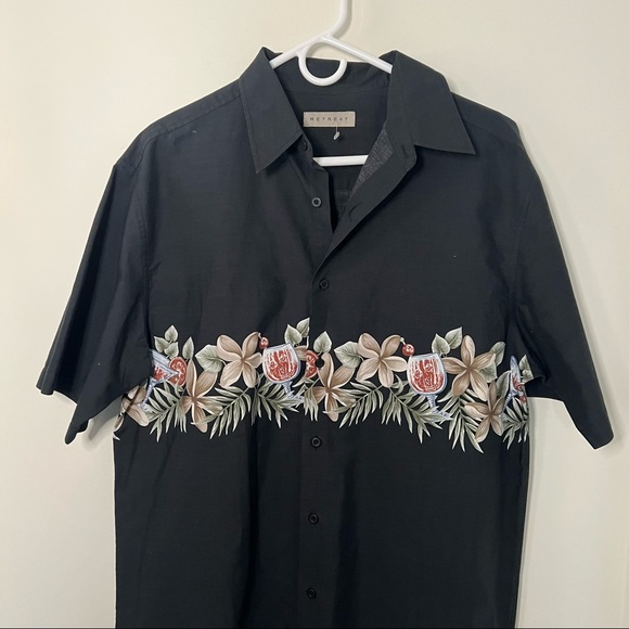 Retreat Men Hawaiian BeachVibe Outdoor Shirt - Picture 3 of 9